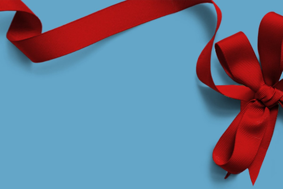 Gift voucher ribbon artwork